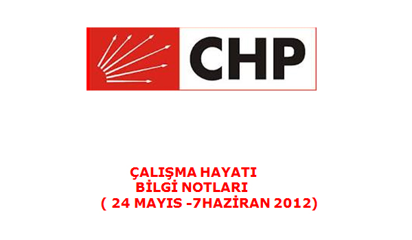 Çalışma Hayatı Bilgi Notları