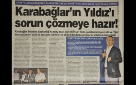 Karabağlar’ın Yıldız’ı, Yenigün’ü ziyaret etti